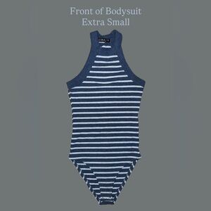 Cotton On Navy and White Striped One Piece